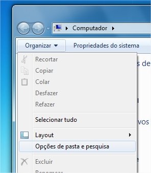 Adicione o menu principal para usufruir dos botões do antigo Explorer.