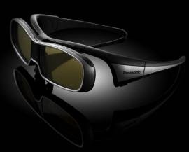 Óculos 3D que acompanha o produto. Foto: Panasonic/Divulgação.