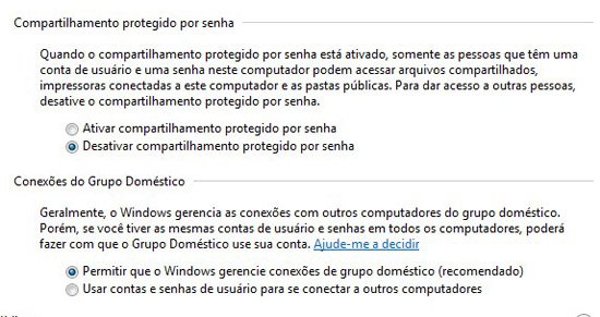 Destaive a primeira e ative a segunda.