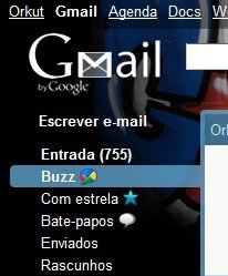 Onde fica o Buzz no Gmail