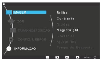 Menu de opções.