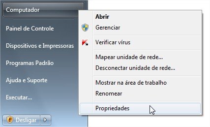 Propriedades do Computador