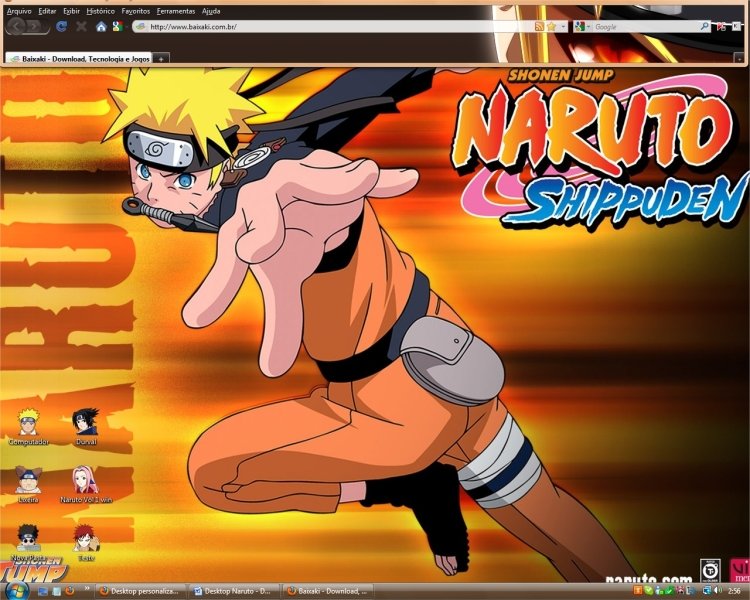 Desktop personalizado: Naruto - TecMundo