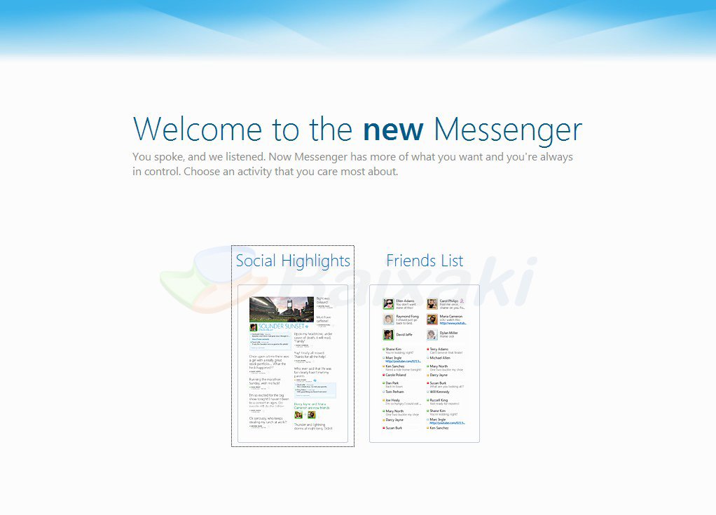 Conheça o novo Messenger!
