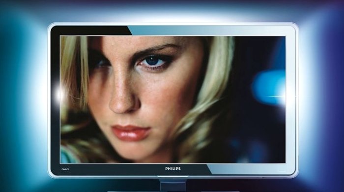 TV LCD Philips série 9000 - Tecnologia Ambilight Spectra