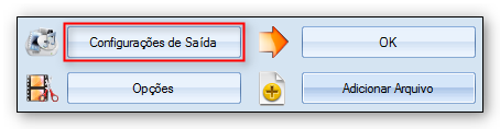Configurações de saída