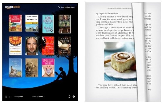 Amazon Kindle no  iPad
