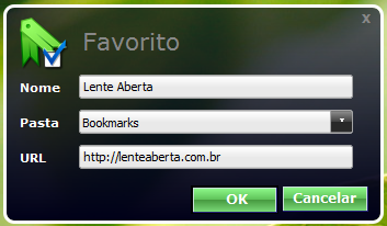 Adicionando favoritos ao navegador do iCloud