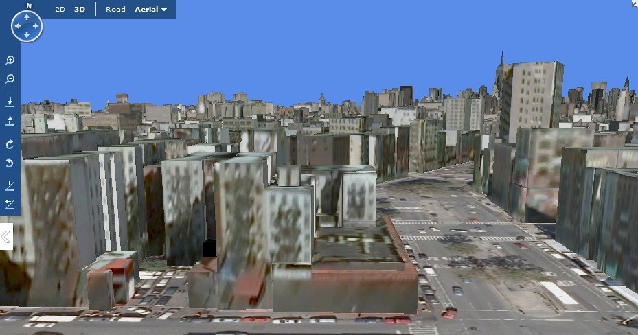 Visualização de cidades em 3D