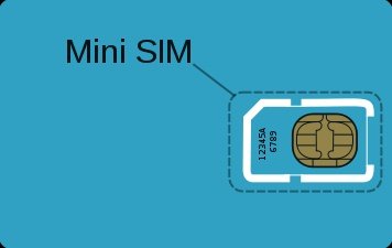 Este é o Mini SIM, o cartão normal!