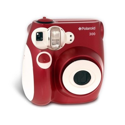 Polaroid Pic-300 na cor vermelha