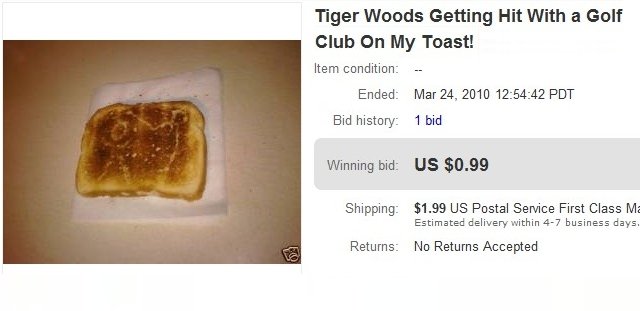 Se ao menos tivesse alguma semelhança com o Tiger Woods valia os 99 centavos