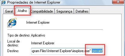 Adicione o comando com um espaço após o endereço de destino.