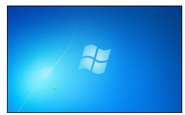 Papel de parde padrão do Windows 7 Starter.