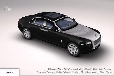 Um Rolls-Royce no iPhone.