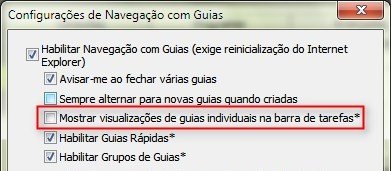 Desmarque esta configuração.