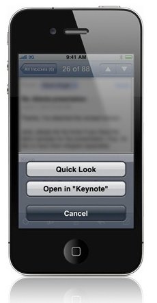 iWork para iOS 4?