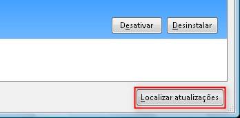 Atualize manualmente as extensões.