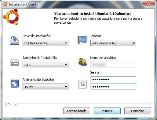 Configure sua distribuição do Linux