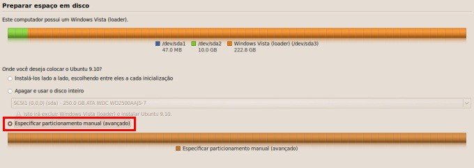 Escolha a opção indicada na imagem