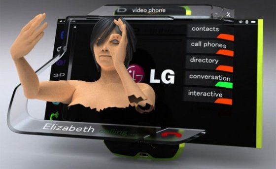 Conceito de celular 3D ecológico da LG
