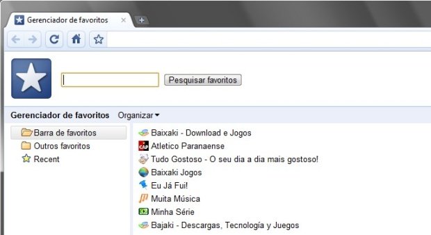 Navegando sem o mouse no Google Chrome