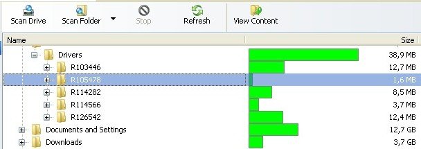 Disk Usage Analyser.