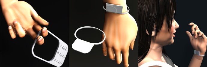 O Trou pode ser usado como pulseira.