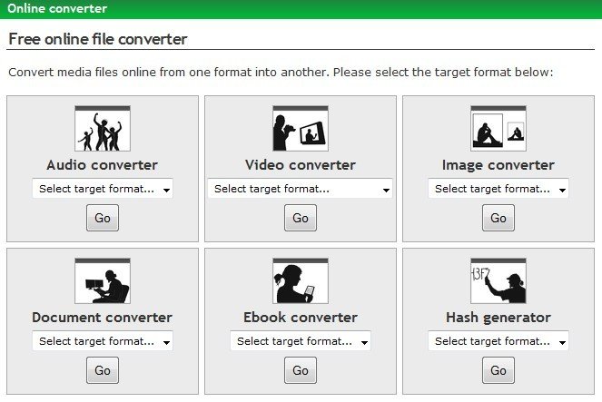 Online Convert – Conversor online para todo tipo de arquivo