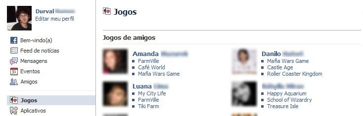 Jogos do Facebook