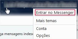 Reconectando-se ao MSN pelo nome de usuário