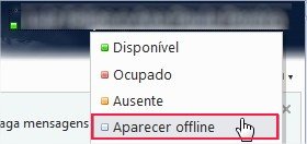 Aparecer offline