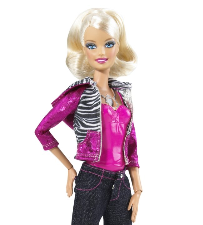 Barbie com filmadora no pescoço!