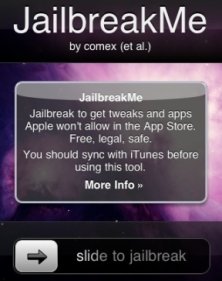 Tela do JailbreakMe