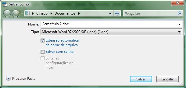 O processo no OpenOffice/BrOffice é semelhante