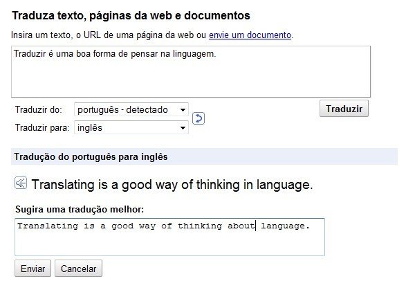 Melhore a tradução do Google