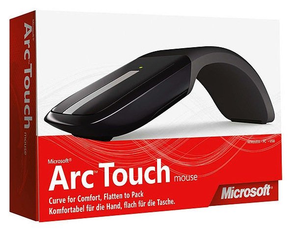 Caixa do Arc Touch Mouse.
