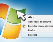 Organize as opções exibidas no Menu de contexto do Windows