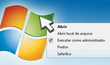 Organize as opções exibidas no Menu de contexto do Windows