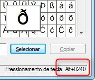 Decore atalhos e use símbolos com mais praticidade. Mas nem todos caracteres especiais têm atalhos.