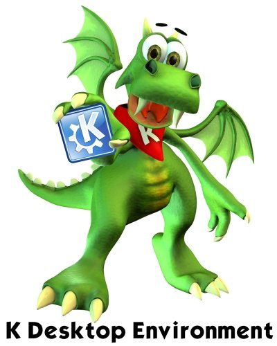 Konqi, o mascote do KDE