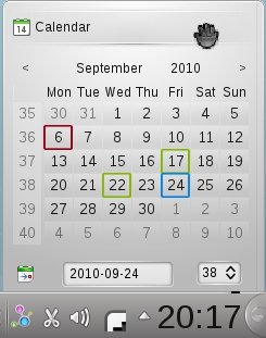 O Plasma agora destaca os feriados no calendário