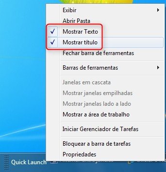 Use estas opções para configurar a exibição.