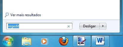 Acesse o registro do Windows.