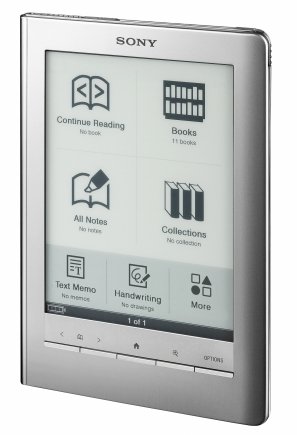 A versão touch do Sony Reader