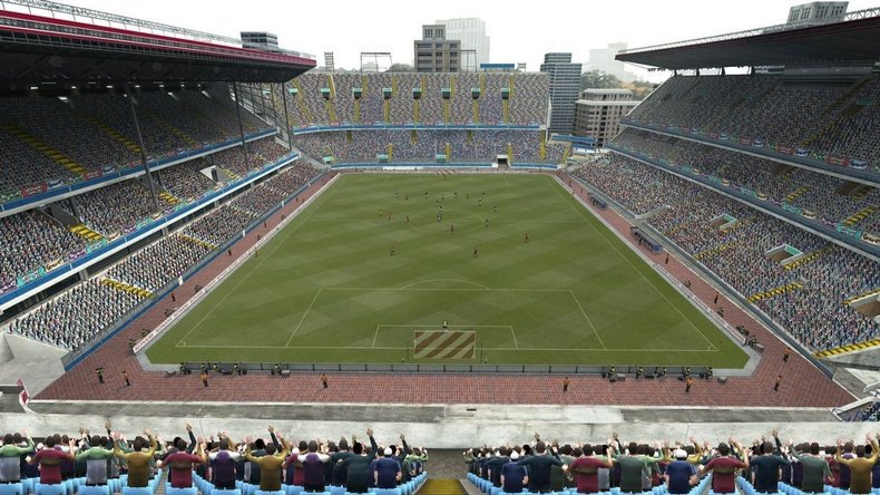 Arenas montadas utilizando fotografias