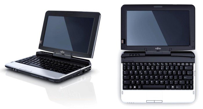 Laptop com cara de tablet.