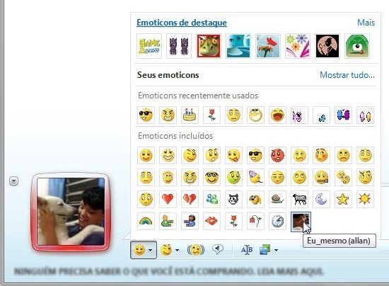 Criar emoticons nunca foi tão fácil.