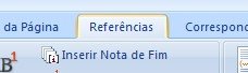 Clique na guia Referência