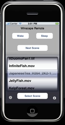 WinScape para iPhone.